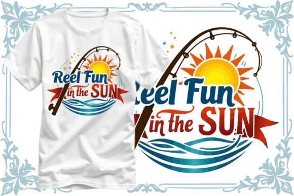 A Graphic Design Asset Review: Using Summer Fishing Graphics in T-Shirt Designs for Editorial Content