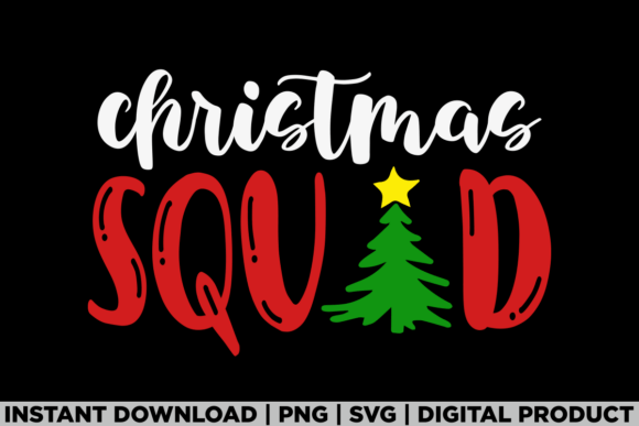 Christmas Squad Santa Claus Family Match: Perfect for T-Shirt Designs and Graphics