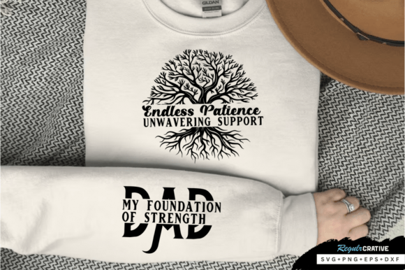 Endless Patience Unwavering Support SVG for T-Shirt Designs