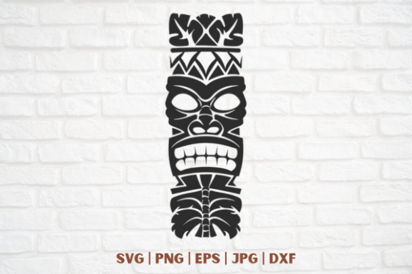 Hawaiian Tiki SVG: A Vibrant Addition to T-Shirt Designs and Graphics