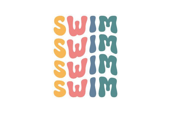 Retro Swim SVG PNG: A Perfect T-Shirt Design for Local Brands