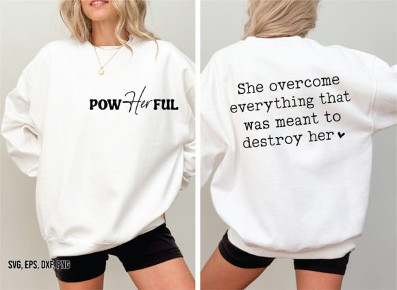 Review: Svg Front Back, Women Empowerment Graphics for T-Shirt Designs