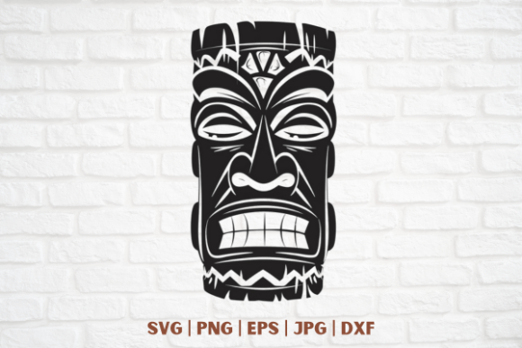 Tiki SVG: A Versatile Graphic for T-Shirt Designs and More