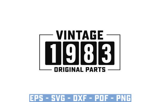 Vintage 1983 Original Parts: A Charming Embroidery Design